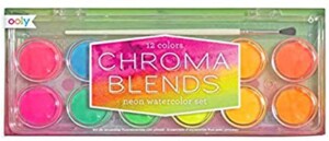 Chroma blends watercolor paint set - neon