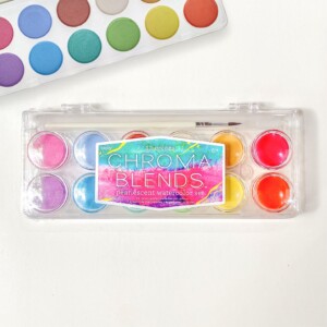 Chroma Blends Watercolor Paint Set - Pearlescent