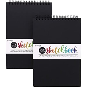 Black DIY Cover Sketchbook